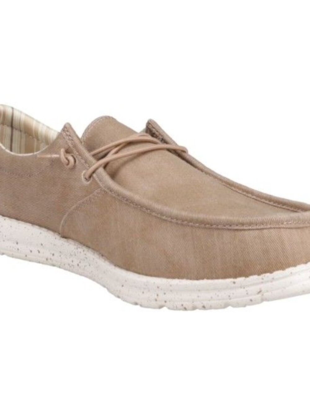 Eddie Bauer Men's Lightweight Easy Slip On Canvas Corbett Loafer Brown Size 11